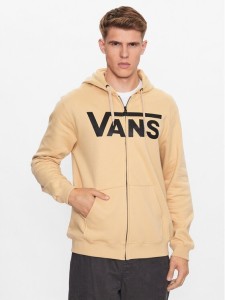 Vans Bluza Mn Vans Classic Zip Hoodie Ii VN0A456C Beżowy Classic Fit