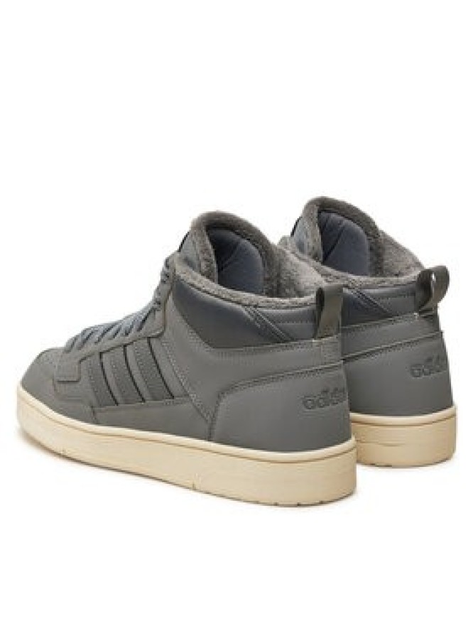 adidas Sneakersy Rapid Court Mid Winterized JR0169 Szary