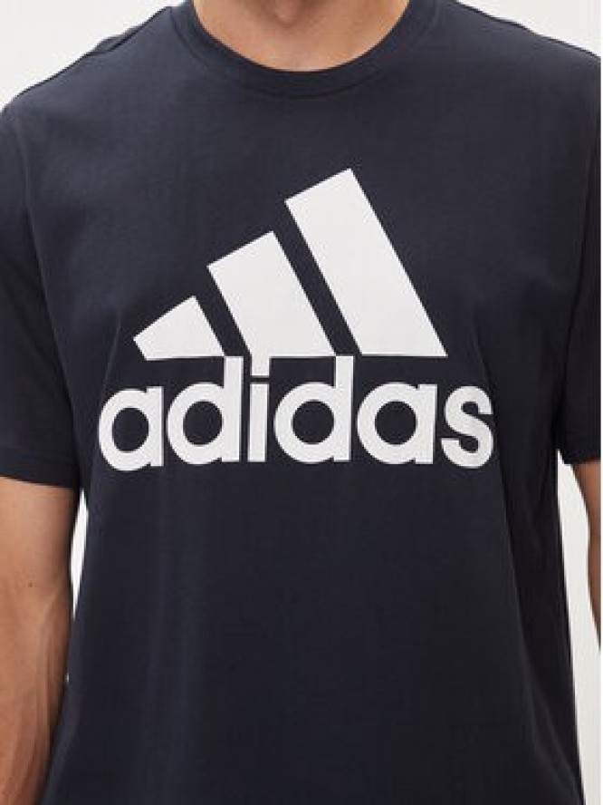 adidas T-Shirt Essentials Single Jersey Big Logo T-Shirt IC9348 Niebieski Regular Fit