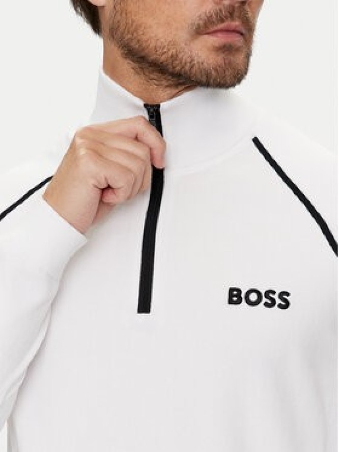 Boss Sweter Hydro-X 50519377 Biały Regular Fit