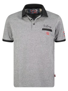 Geographical Norway Koszulka polo "Kola" w kolorze szarym rozmiar: S