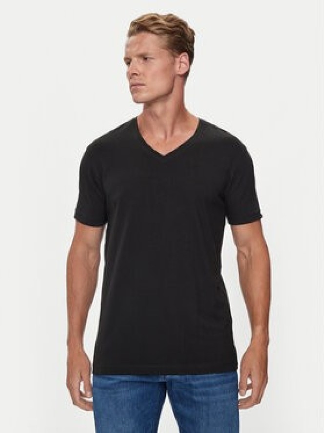 Pierre Cardin Komplet 2 t-shirtów 29991.000.9000 Czarny Modern Fit