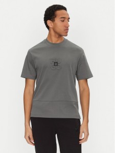 HUGO T-Shirt Debostac 50535499 Szary Relaxed Fit