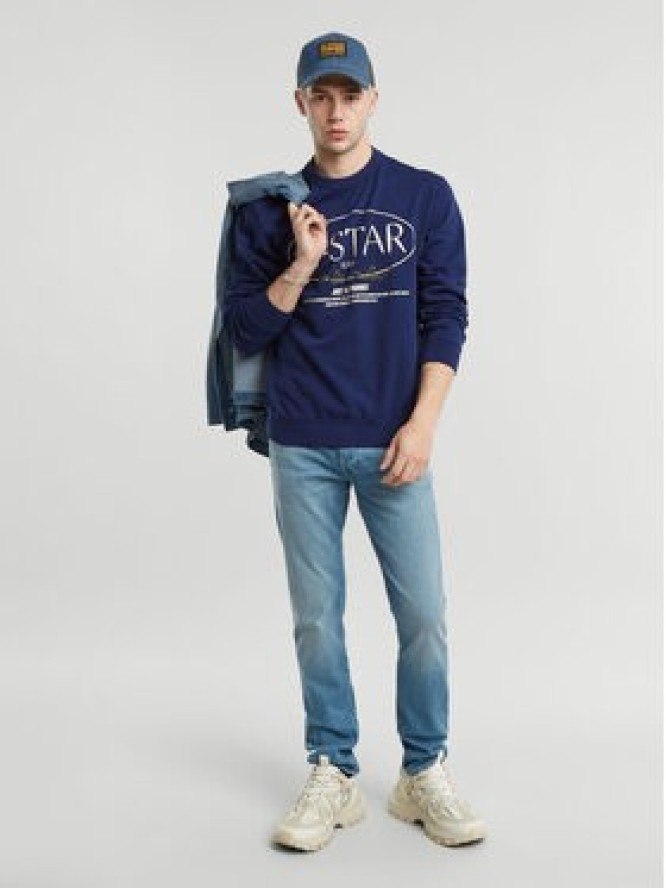 G-Star Raw Bluza Circle D25100-D257 Niebieski Regular Fit