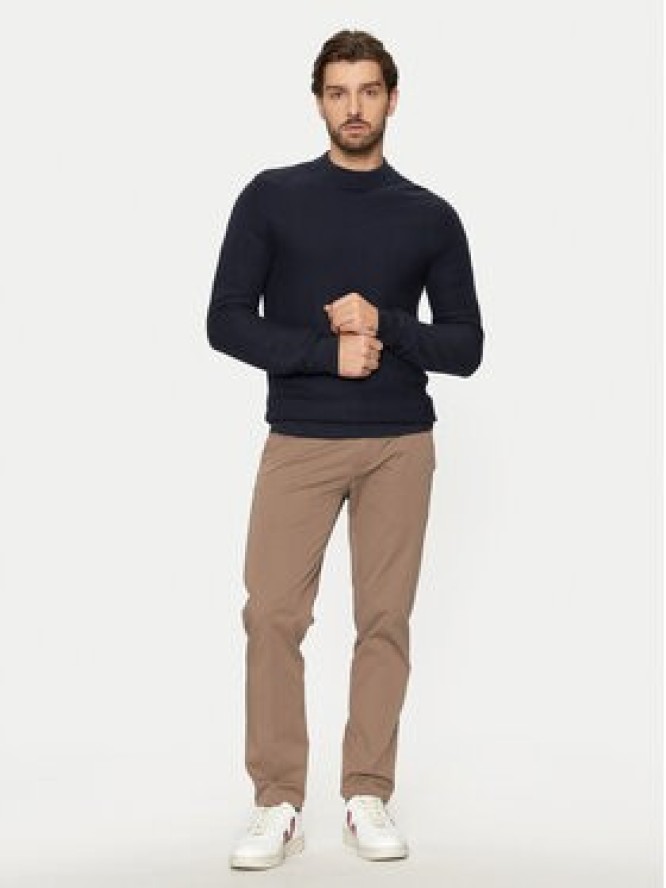 Selected Homme Sweter Tion 16095640 Granatowy Regular Fit