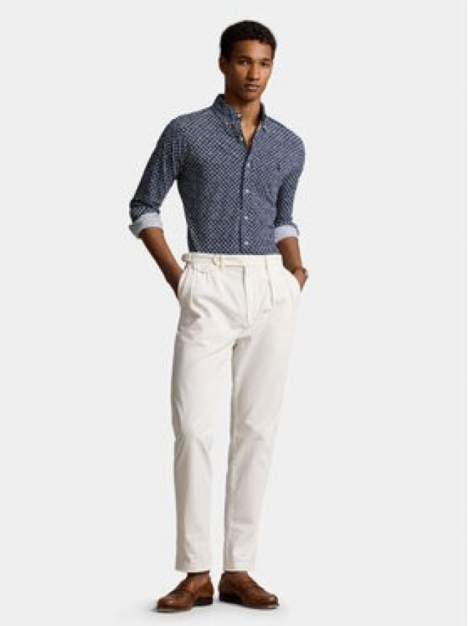Polo Ralph Lauren Koszula 710935985001 Granatowy Slim Fit