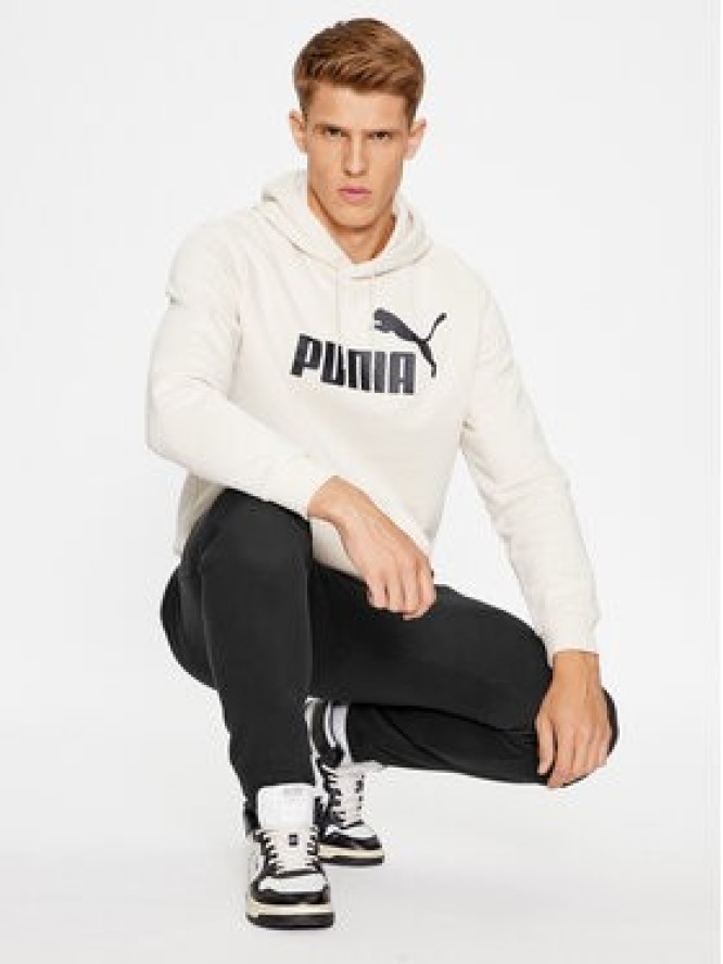 Puma Bluza Ess Big Logo 586687 Biały Regular Fit