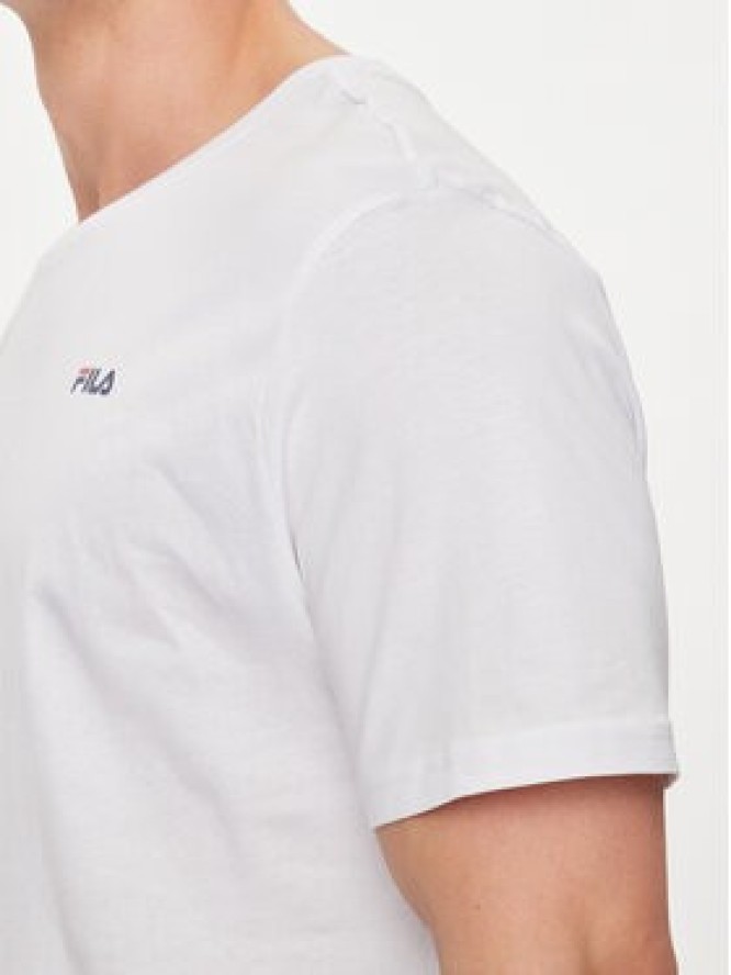 Fila Komplet 2 t-shirtów FAM0083 Biały Regular Fit