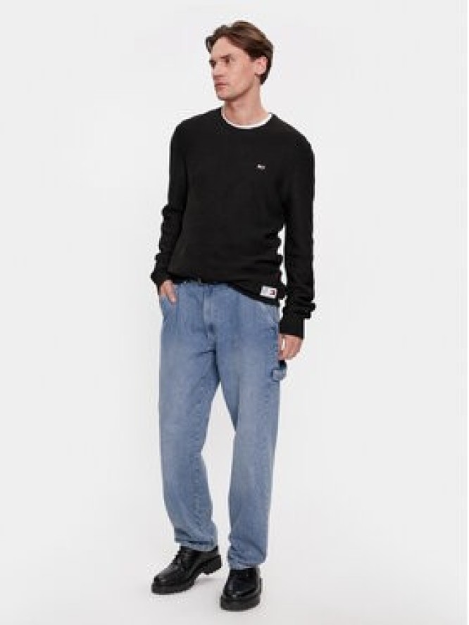 Tommy Jeans Sweter DM0DM15060 Czarny Regular Fit