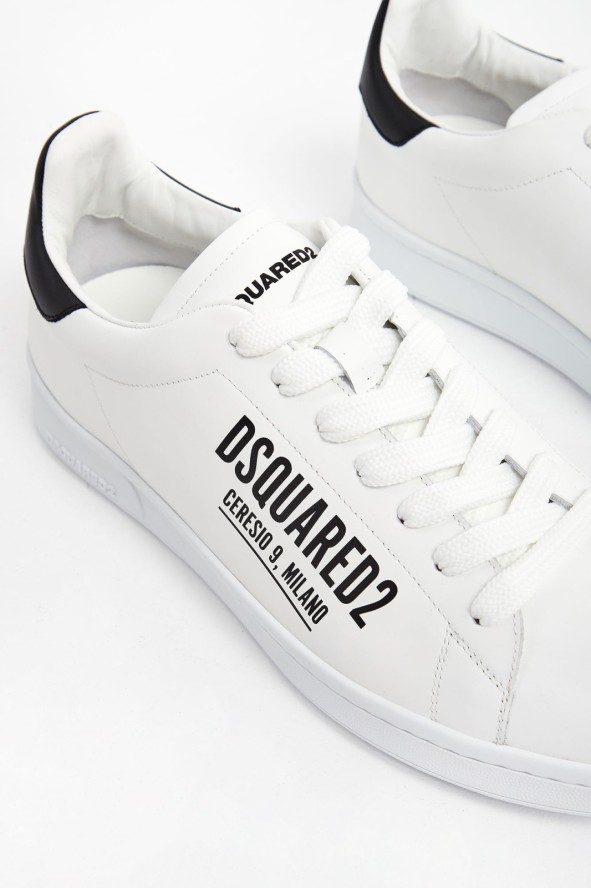 Sneakersy męskie skórzane DSQUARED2