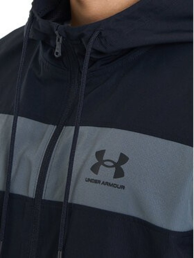 Under Armour Wiatrówka UA SPORTSTYLE WINDBREAKER 1361621 Czarny Regular Fit