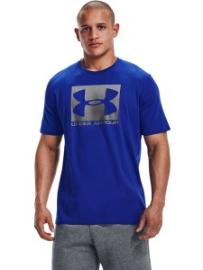 Under Armour T-Shirt UA BOXED SPORTSTYLE SS 1329581 Niebieski Regular Fit