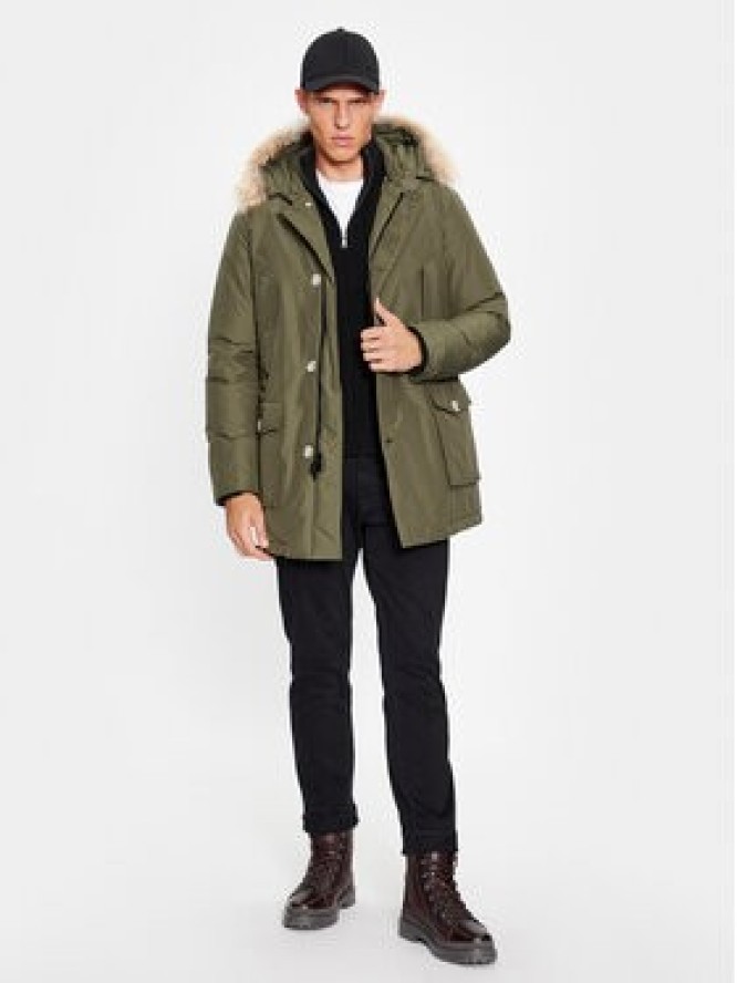 Woolrich Kurtka zimowa Arctic CFWOOU0482MRUT0001 Zielony Regular Fit