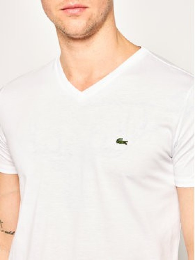 Lacoste T-Shirt TH6710 Biały Regular Fit