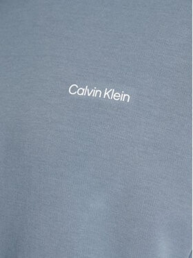 Calvin Klein Bluza Micro Logo K10K109927 Szary Relaxed Fit