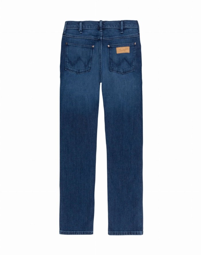 WRANGLER GREENSBORO MĘSKIE SPODNIE JEANSOWE JEANSY BLUE RING W15QOC42G