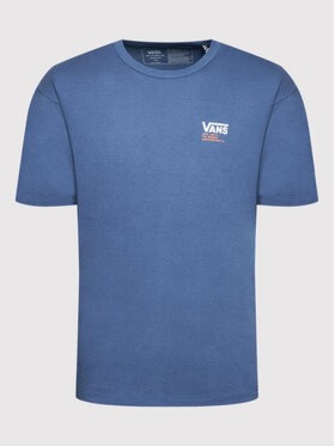 Vans T-Shirt Off The Wall Og Ch VN0A7PJI Niebieski Classic Fit