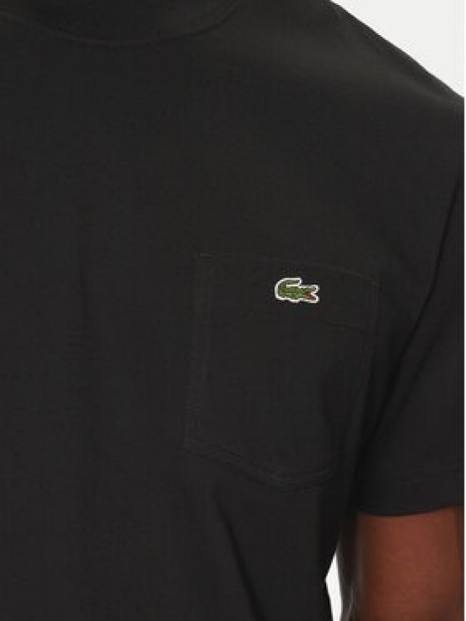 Lacoste T-Shirt TH2827 Czarny Regular Fit