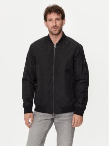 Guess Kurtka bomber M4YL02 WG9L2 Czarny Classic Fit