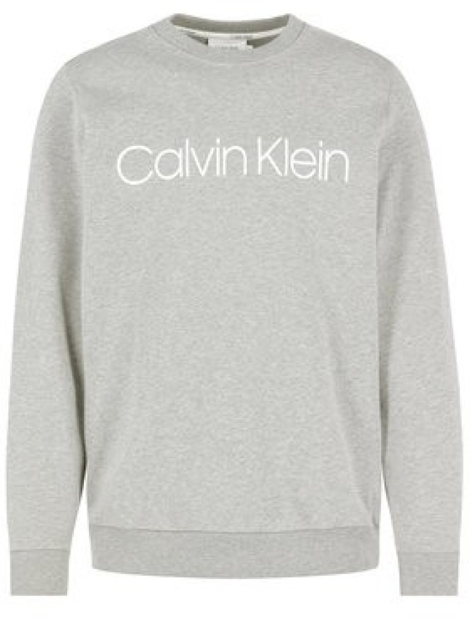 Calvin Klein Bluza Logo K10K104059 Szary Regular Fit