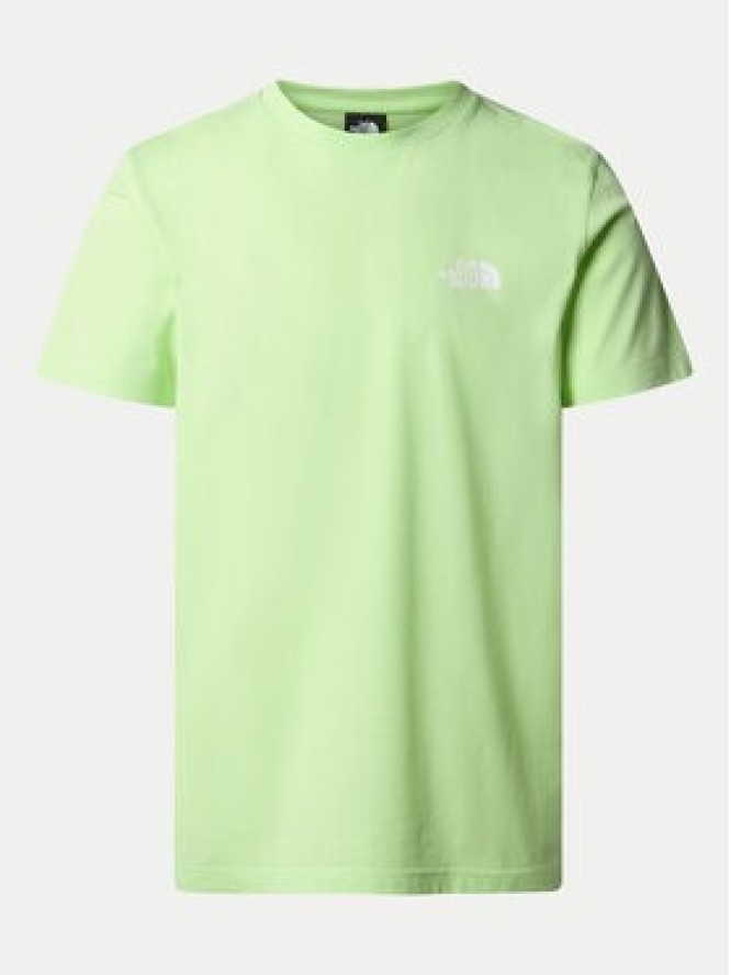 The North Face T-Shirt Simple Dome NF0A87NG Zielony Regular Fit