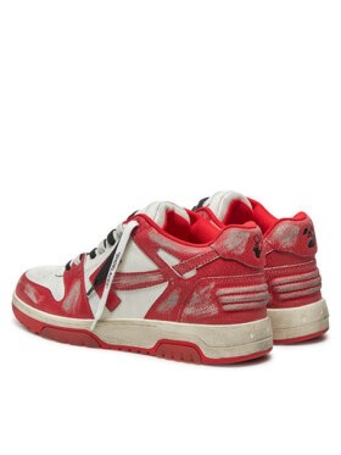 Off-White Sneakersy OMIA189F22LEA0110125 Czerwony