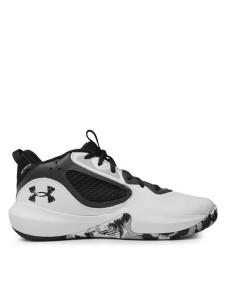 Under Armour Buty do koszykówki Ua Lockdown 6 3025616-101 Biały