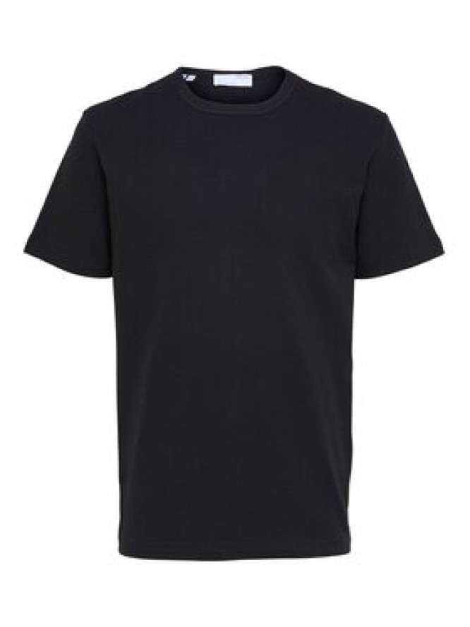 Selected Homme T-Shirt 16088532 Czarny Relaxed Fit