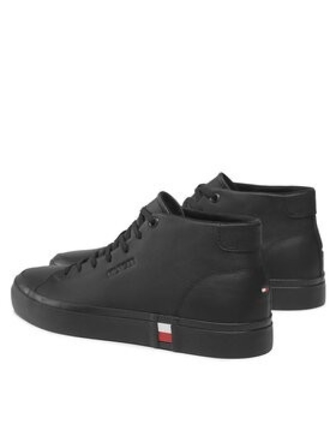 Tommy Hilfiger Sneakersy Modern Vulc Hi Corporate Lea FM0FM04352 Czarny