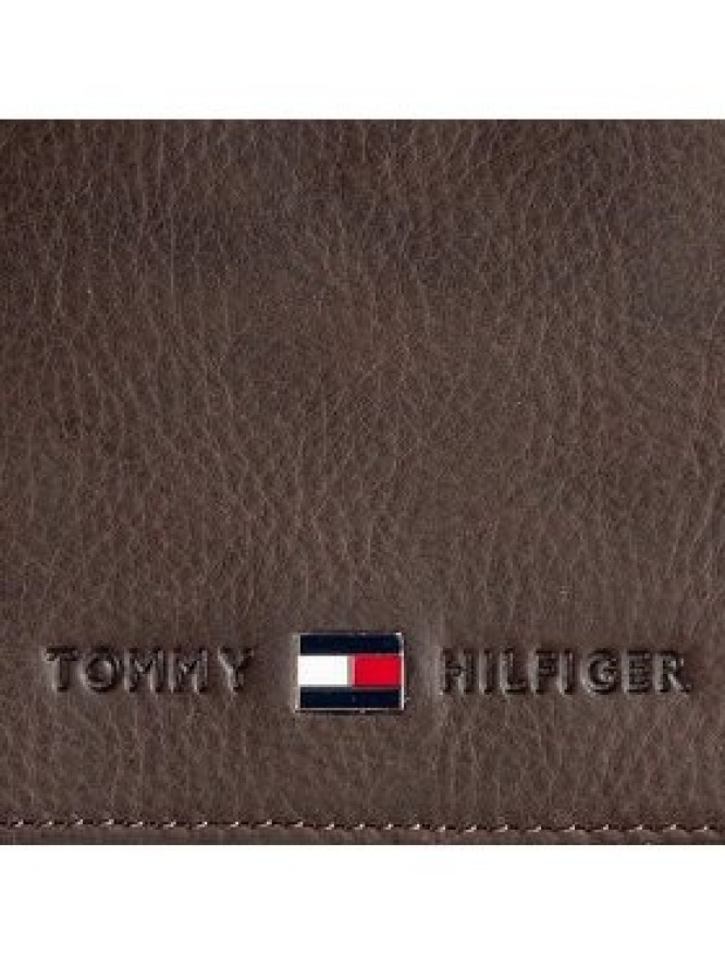 Tommy Hilfiger Duży Portfel Męski Johnson Cc Flap And Coin Pocket AM0AM00660/82566 Brązowy