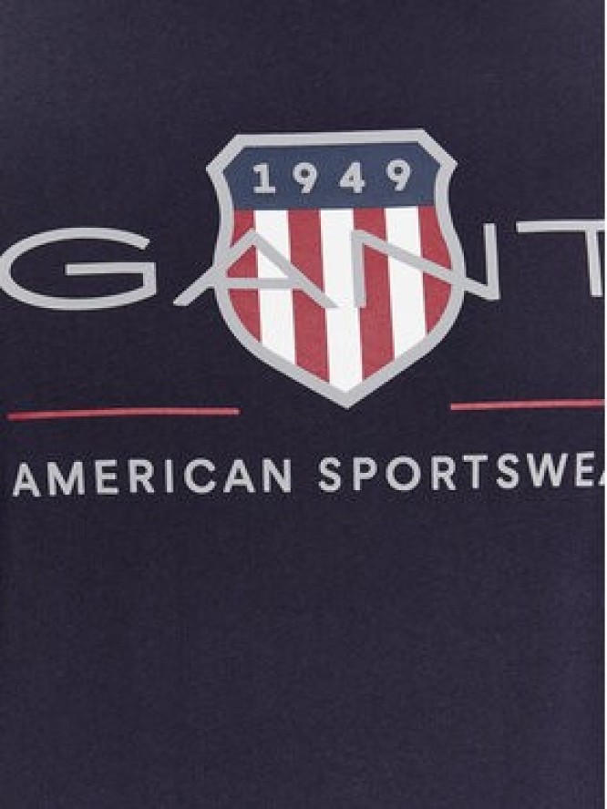 Gant T-Shirt Reg Archive Shield Ss 2003199 Granatowy Regular Fit