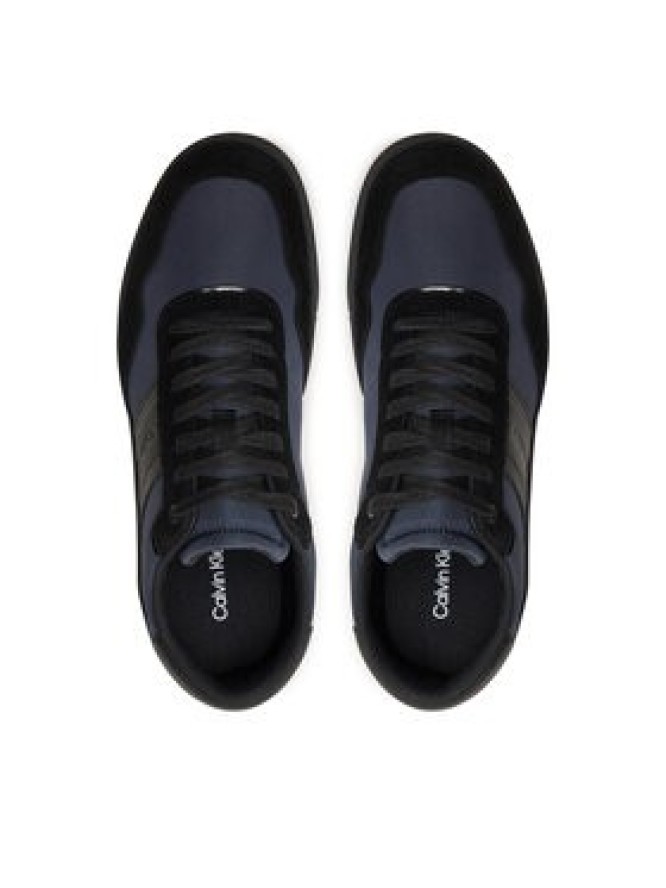 Calvin Klein Sneakersy Low Top Lace Up Mix HM0HM01548 Czarny