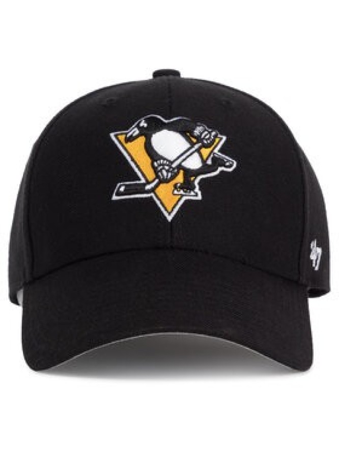 47 Brand Czapka z daszkiem Pittsburgh Penguins H-MVP15WBV-BKB Czarny