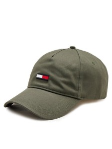 Tommy Jeans Czapka z daszkiem Tjm Elongated Flag 5 Panel Cap AM0AM11692 Khaki