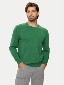 United Colors Of Benetton Sweter 10CVU1N60 Zielony Regular Fit