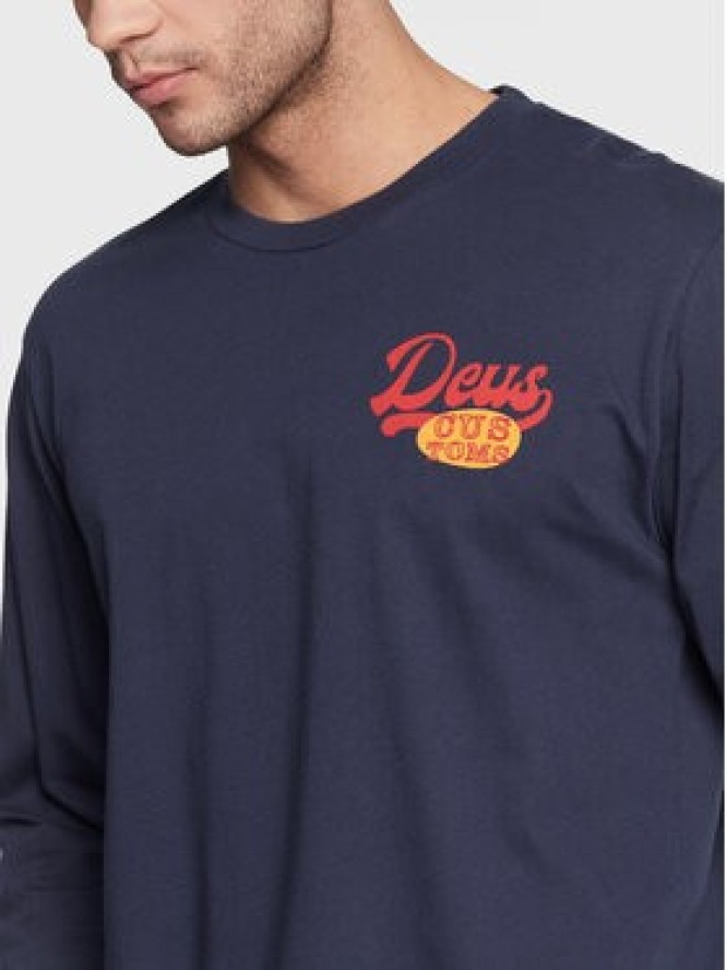 Deus Ex Machina Longsleeve Marigold Ls DMF221379 Granatowy Regular Fit