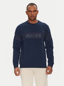 Guess Bluza Z5GQ09 K6ZS1 Granatowy Regular Fit