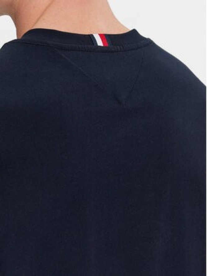 Tommy Hilfiger T-Shirt Box Flag Logo Tee MW0MW33690 Granatowy Regular Fit