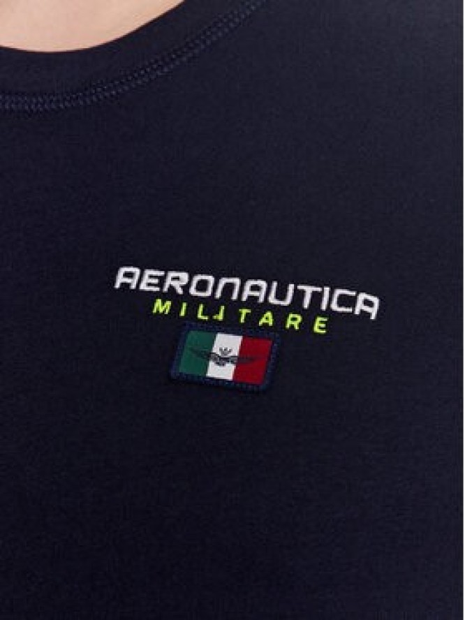 Aeronautica Militare T-Shirt 231TS2068J602 Granatowy Regular Fit