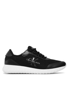 Calvin Klein Jeans Sneakersy Eva Runner Monologo YM0YM00584 Czarny