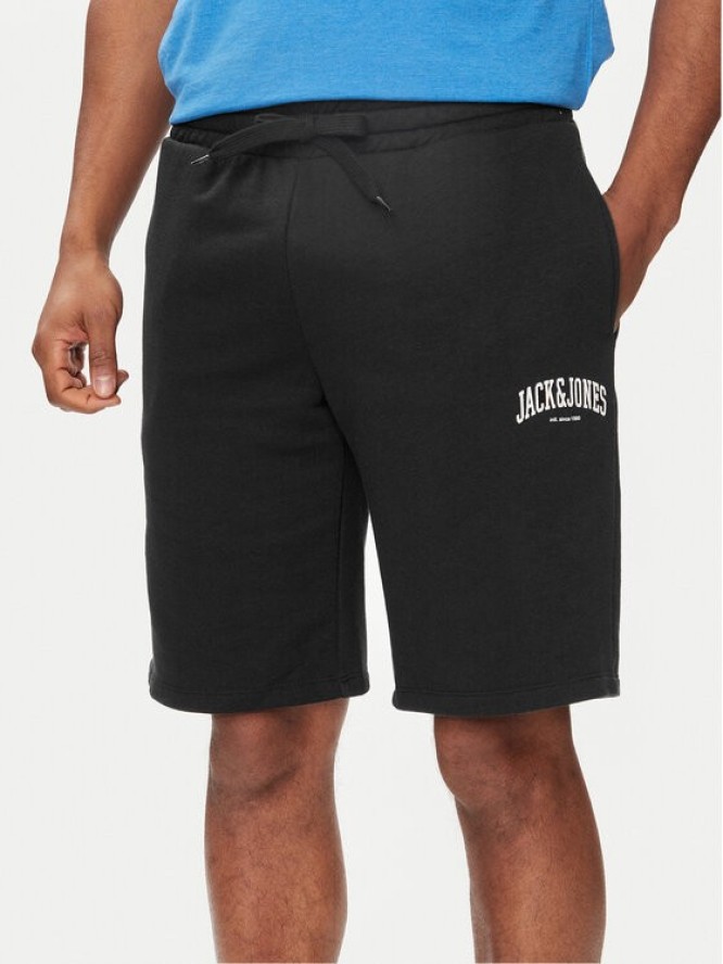 Jack&Jones Szorty sportowe Josh 12248833 Czarny Comfort Fit