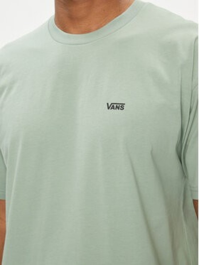 Vans T-Shirt Mn Left Chest Logo Tee VN0A3CZE Zielony Regular Fit