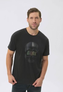 T-shirt z nadrukiem, Comfort Fit, T-SKULL