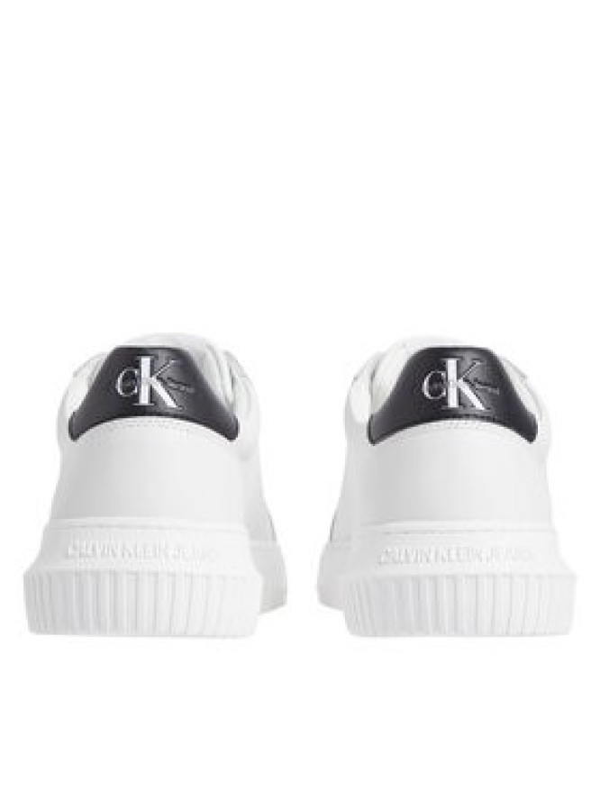 Calvin Klein Jeans Sneakersy Chunky Cupsole Monologo YM0YM00681 Biały