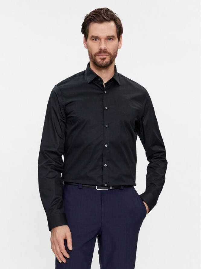 Calvin Klein Koszula K10K112088 Czarny Slim Fit