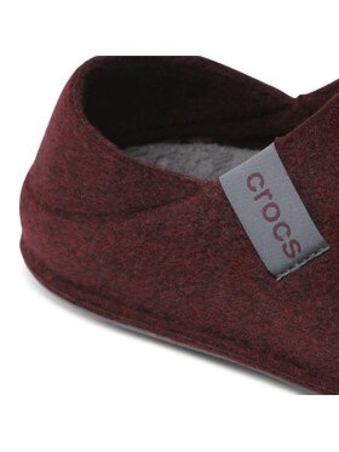 Crocs Kapcie Classic Convertible Slipper 205837 Bordowy