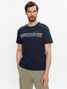 Aeronautica Militare T-Shirt 231TS1942J538 Granatowy Regular Fit