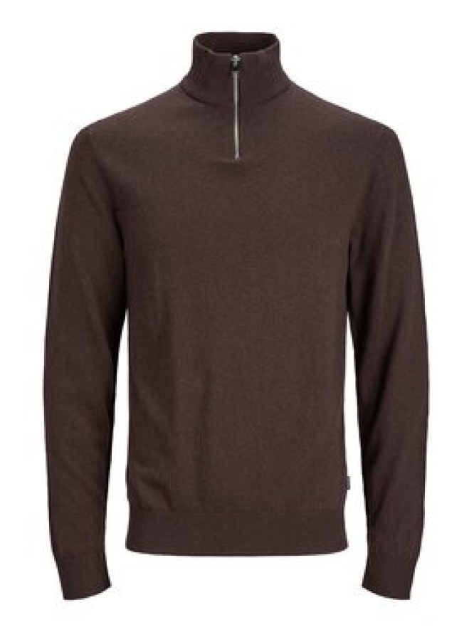 Jack&Jones Sweter 12189339 Brązowy Regular Fit