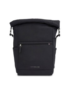 Tommy Hilfiger Plecak Th Signature Rolltop Backpack AM0AM12221 Czarny