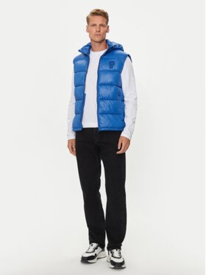 KARL LAGERFELD Kamizelka Vest 505091 543590 Niebieski Regular Fit